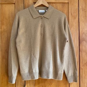 Lacoste women's polo sweater size 38